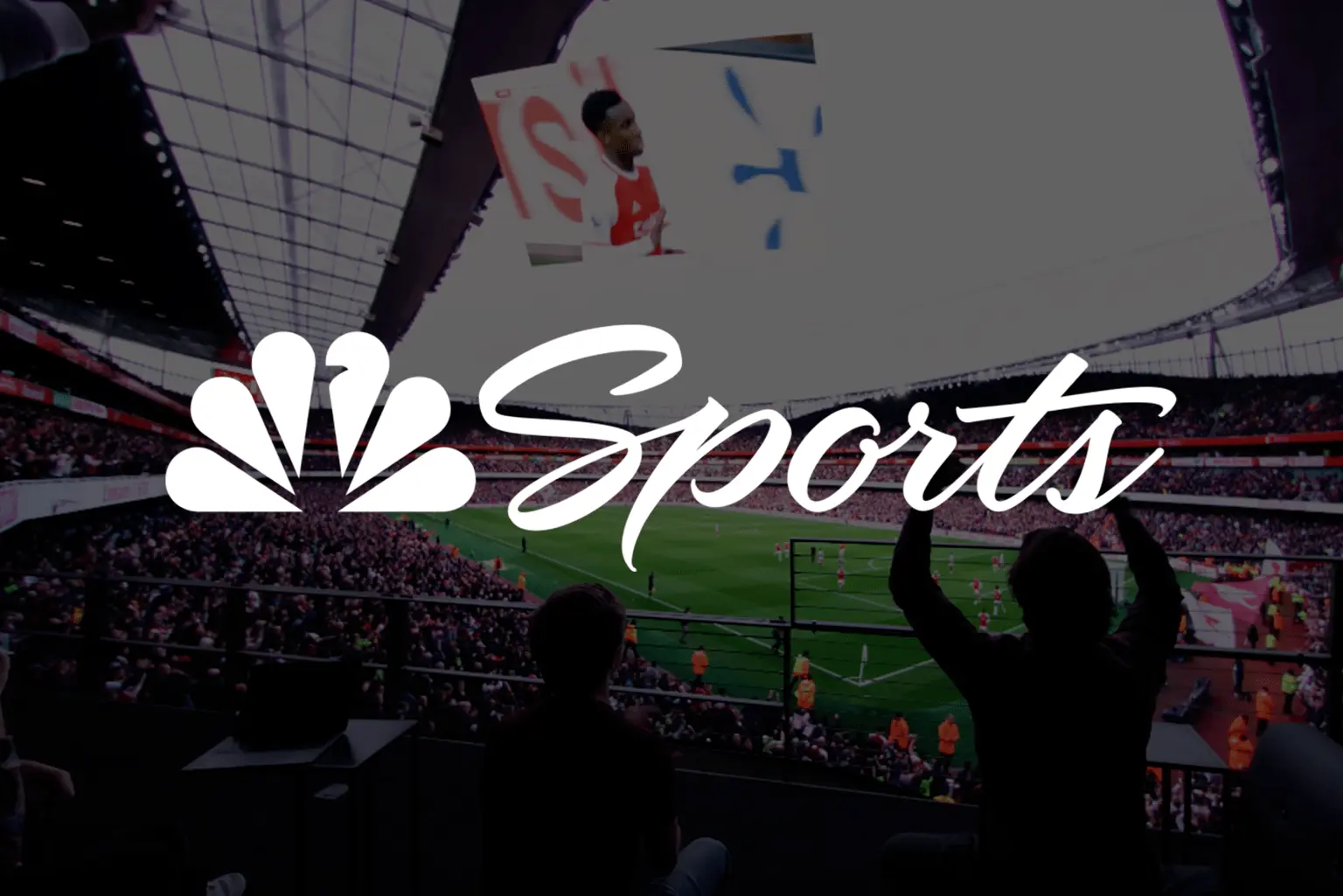 NBC Sports logo on Dome Rendering of Football Match
