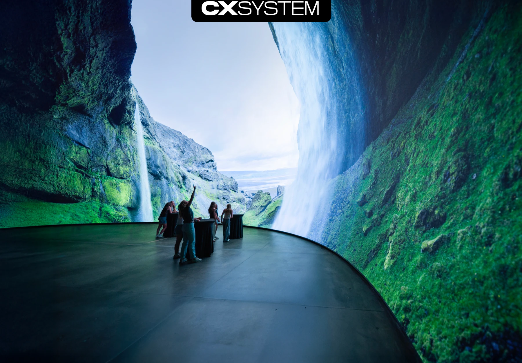 cx system at the experience center