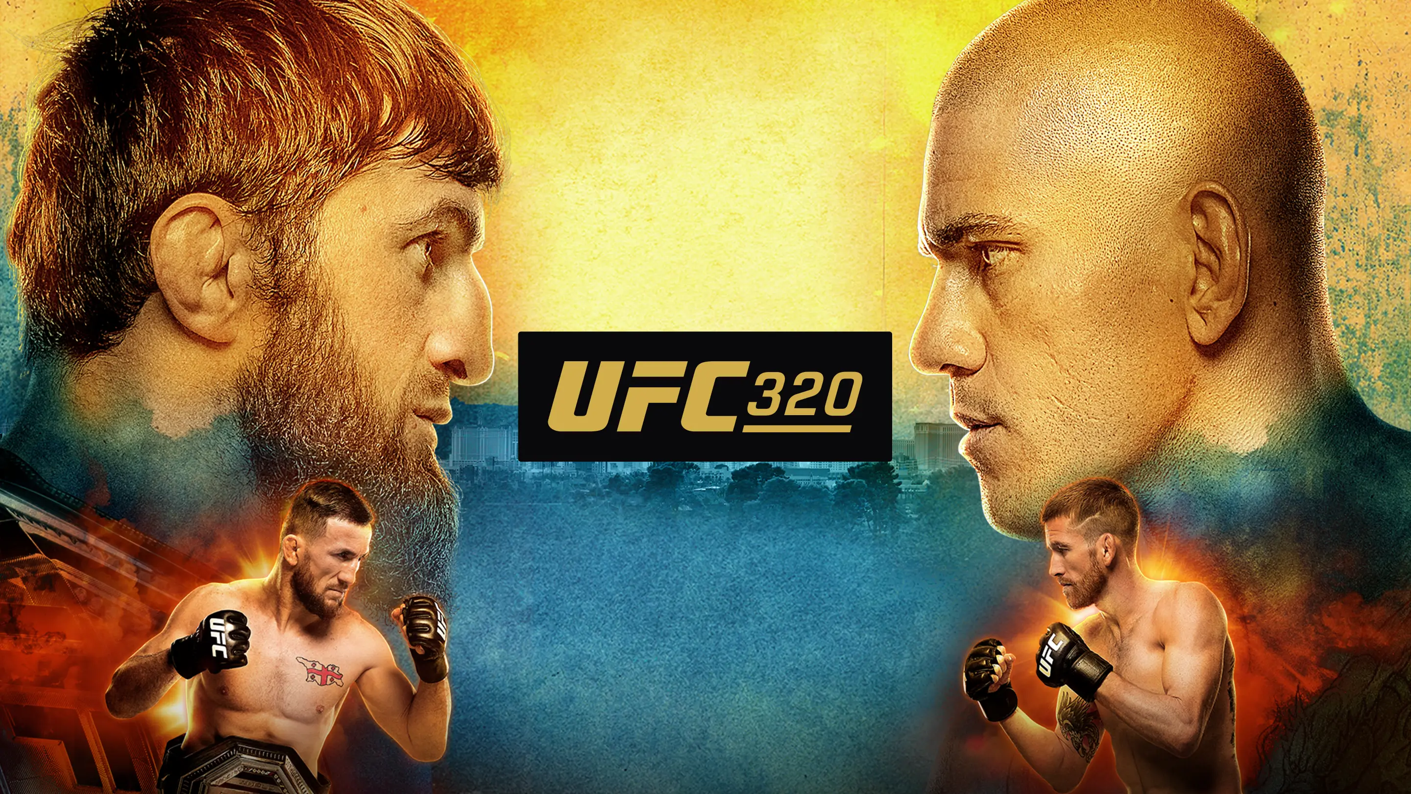UFC 320 광고 이미지